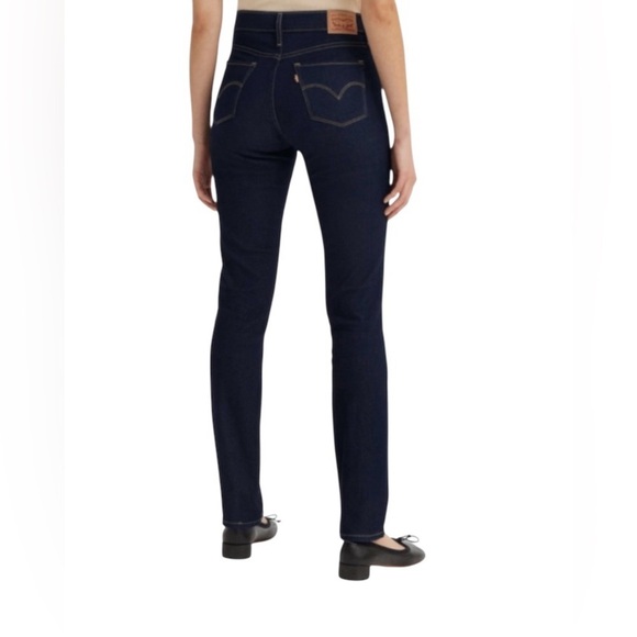NWOT, Levi's Women's 312 Shaping Slim Dark Blue Jeans, Size 25 - Picture 4 of 12